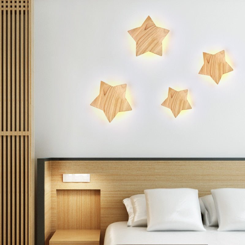 Avelena | SolidStar - Premium Holz Wandbeleuchtung