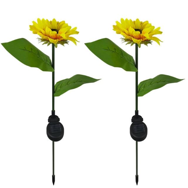 Avelena | Solar-LED-Gartenleuchte „Sonnenblume“