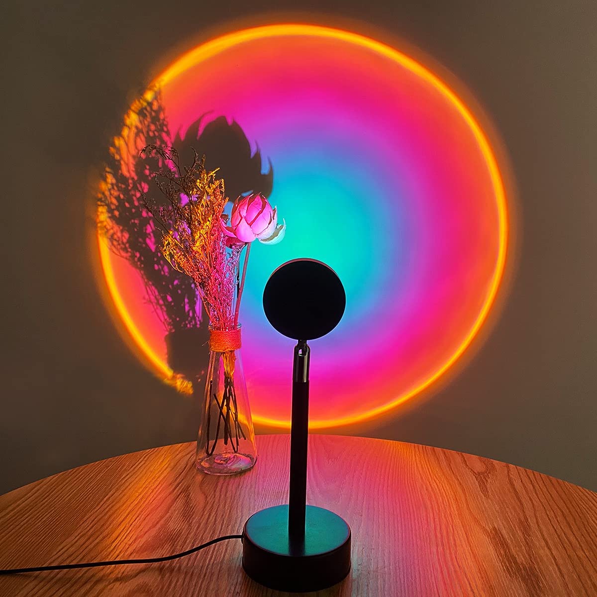 Avelena | Sonnenuntergang Lampe - Luminex - USB Angetrieben - Regenbogen Projektion