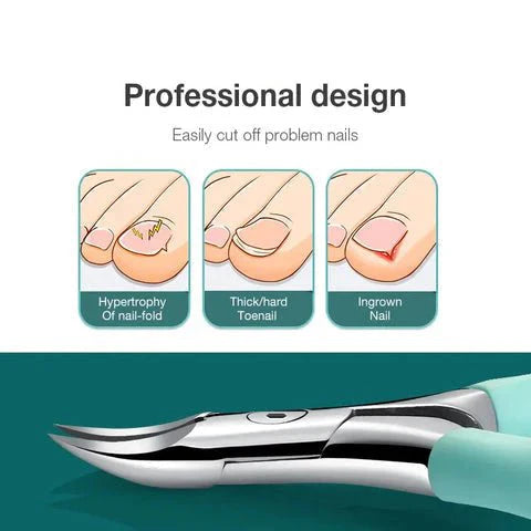 Avelena | SureClip – Ergonomischer Zehennagelclipper mit Spritzschutz