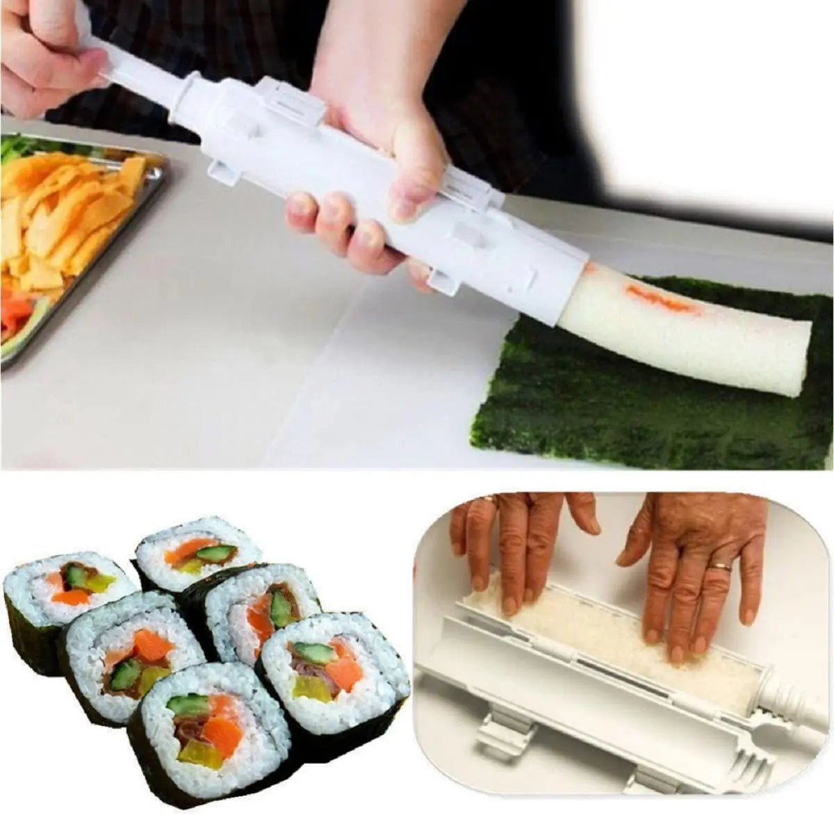 Avelena | Sushi Bazooka Reismold Bamboo Rollmatte Sushi Maker Set