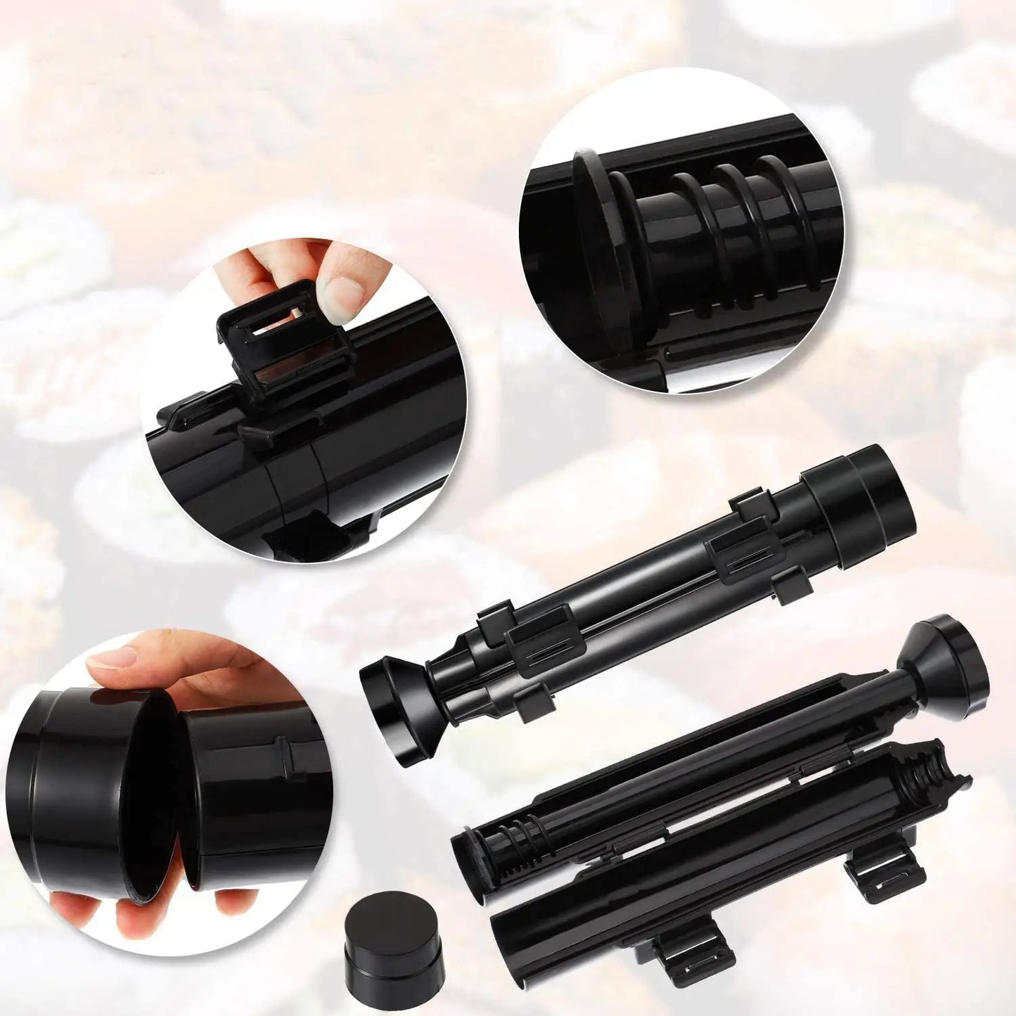 Avelena | Sushi Bazooka Reismold Bamboo Rollmatte Sushi Maker Set
