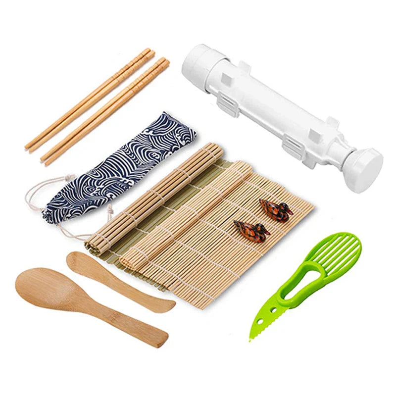 Avelena | Sushi Bazooka Reismold Bamboo Rollmatte Sushi Maker Set