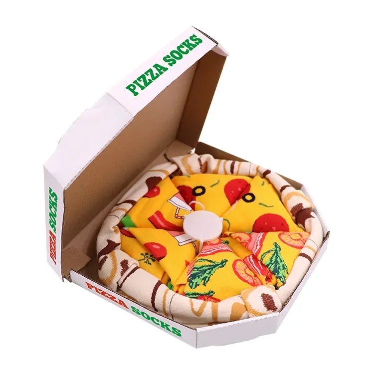 Avelena | Sushi Knöchel-Socken Geschenkset – 3-Paar Harajuku Baumwoll-Socken mit verspielten Pizza-, Burger- & Sushi-Designs, perfekt für Weihnachts- oder Geburtstagsüberraschungen
