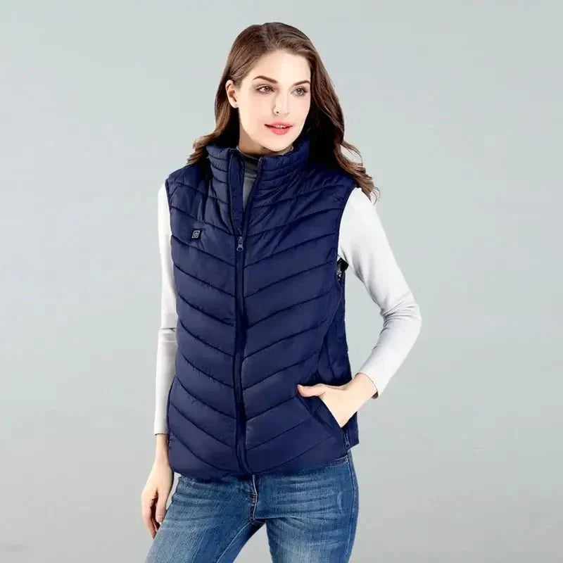 Avelena | Thermo beheiztes Gilet | Isoliert, Design für Wandern, Reisen & den täglichen Gebrauch | Damen- und Herren-heizgilet