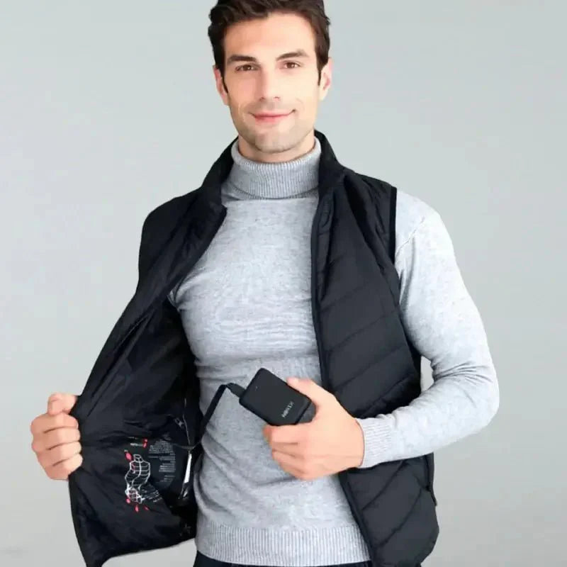 Avelena | Thermo beheiztes Gilet | Isoliert, Design für Wandern, Reisen & den täglichen Gebrauch | Damen- und Herren-heizgilet