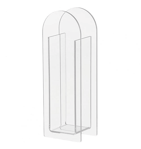 Avelena | Transparente Acryl-Blumenvase