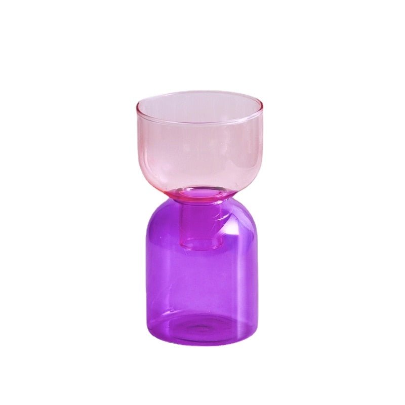 Avelena | Zweiteiliges Mini-Knospenvase-Terrarium-Set