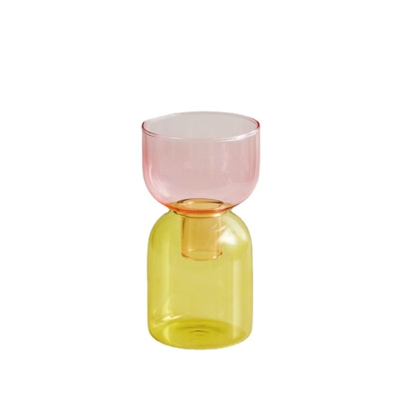 Avelena | Zweiteiliges Mini-Knospenvase-Terrarium-Set