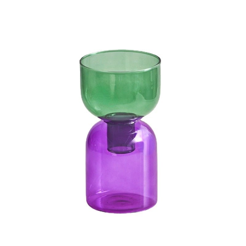 Avelena | Zweiteiliges Mini-Knospenvase-Terrarium-Set
