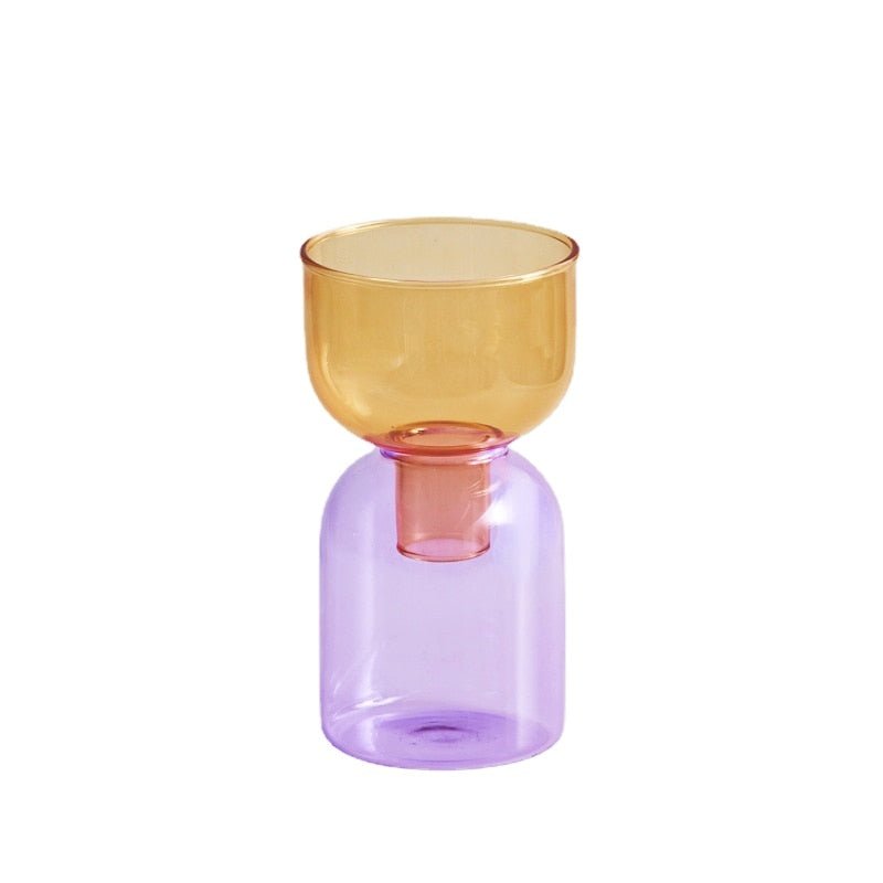 Avelena | Zweiteiliges Mini-Knospenvase-Terrarium-Set