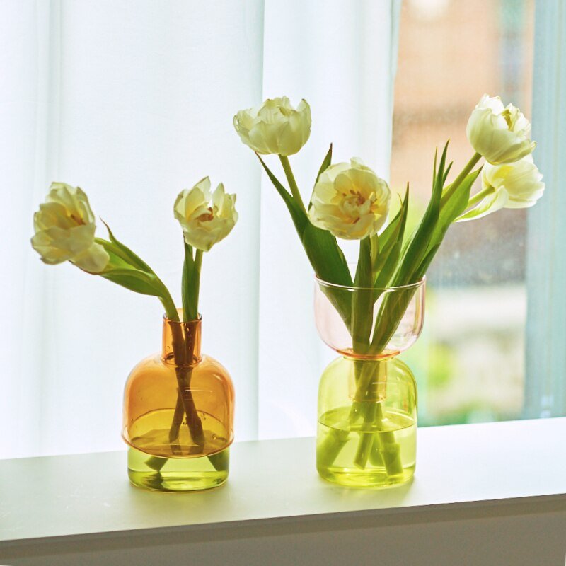 Avelena | Zweiteiliges Mini-Knospenvase-Terrarium-Set