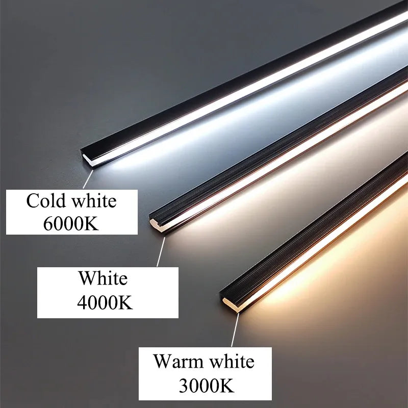 Avelena | Ultra dünne LED-Unterbauleuchte | Anpassbare Länge, energieeffizient und ideal für die Beleuchtung in Küche und Wohnzimmer