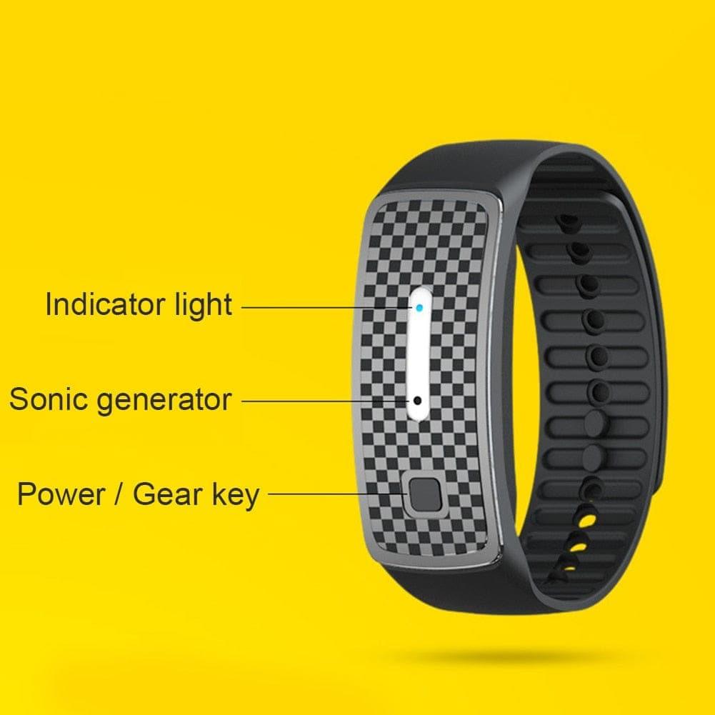 Avelena | Ultrasonic Mückenband USB-Ladegerät Mückenabwehrarmband Beste Insektenschutzarmband