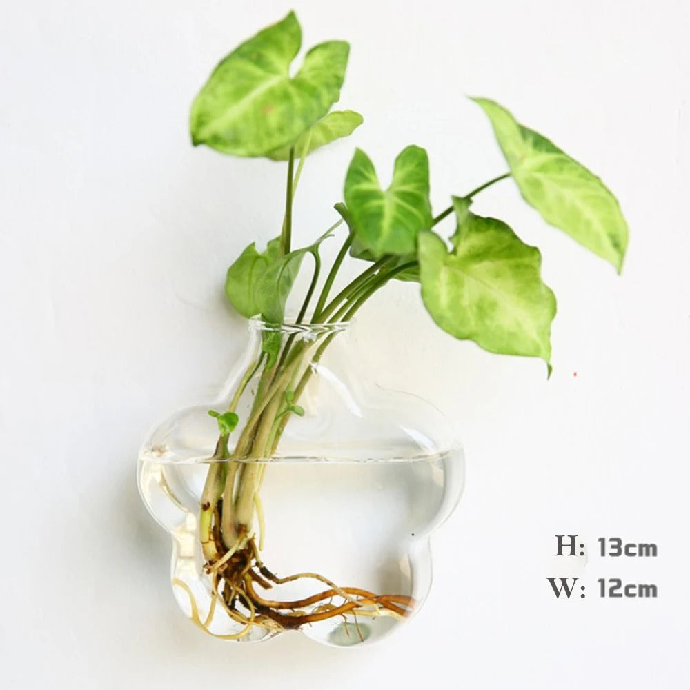 Avelena | Wandvase aus Glas