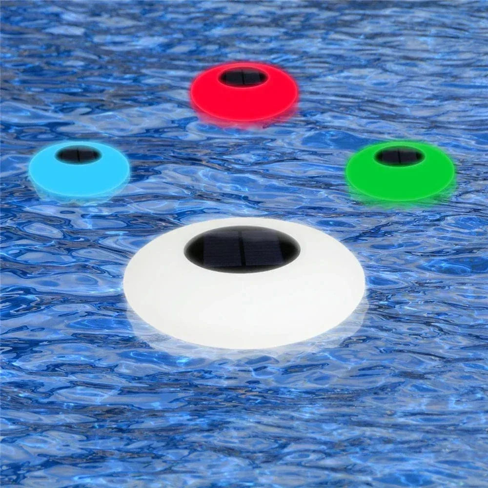 Avelena | Solar schwimmende LED Poollichter – Farbwechselnde wasserdichte aufblasbare Gartenlichter