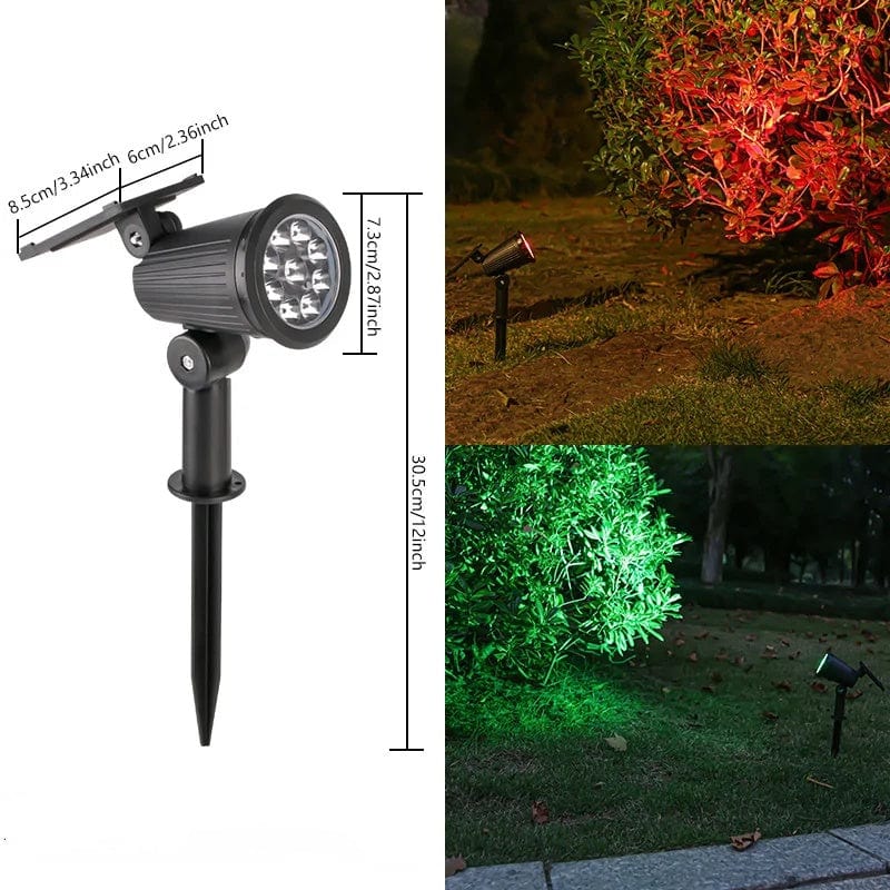Avelena | Solar-powered LED garden spotlights | Weatherproof, adjustable & ideal for walkways, patios & outdoor areas