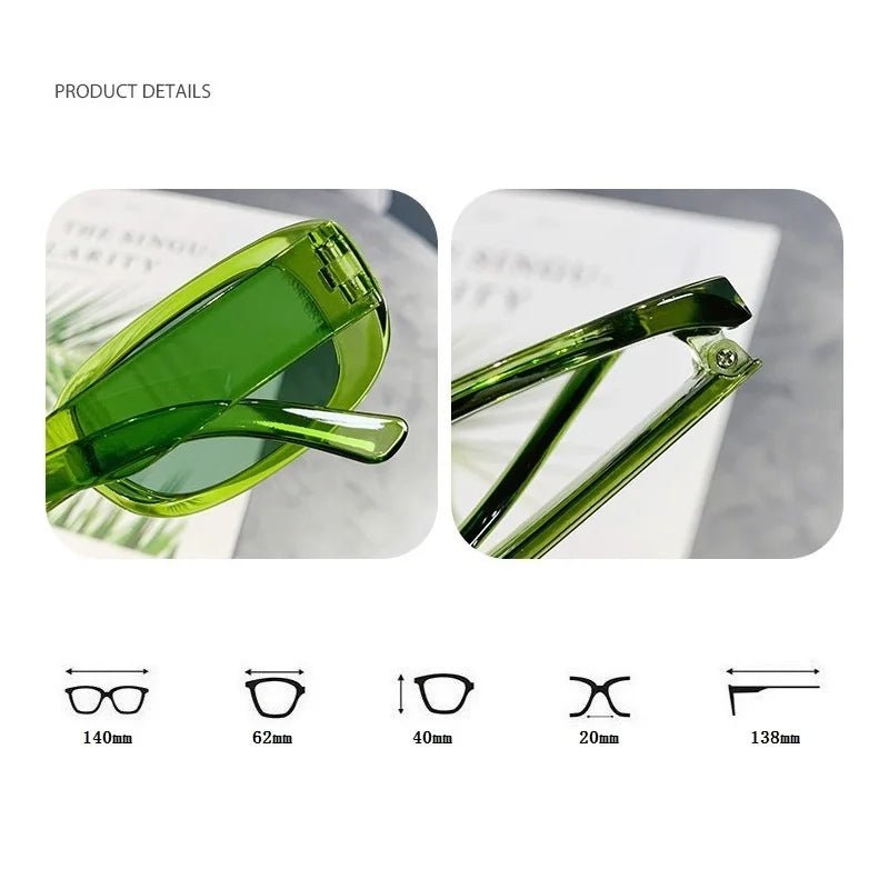 Avelena | VINTA SHADE – Stylische Vintage Rechteck-Sonnenbrille mit UV-Schutz