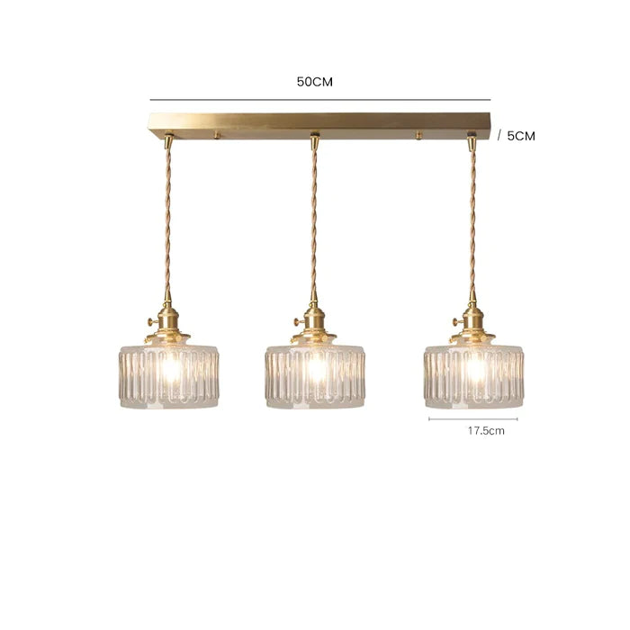 Avelena | Vintage Kristall Pendelleuchte - Celeste