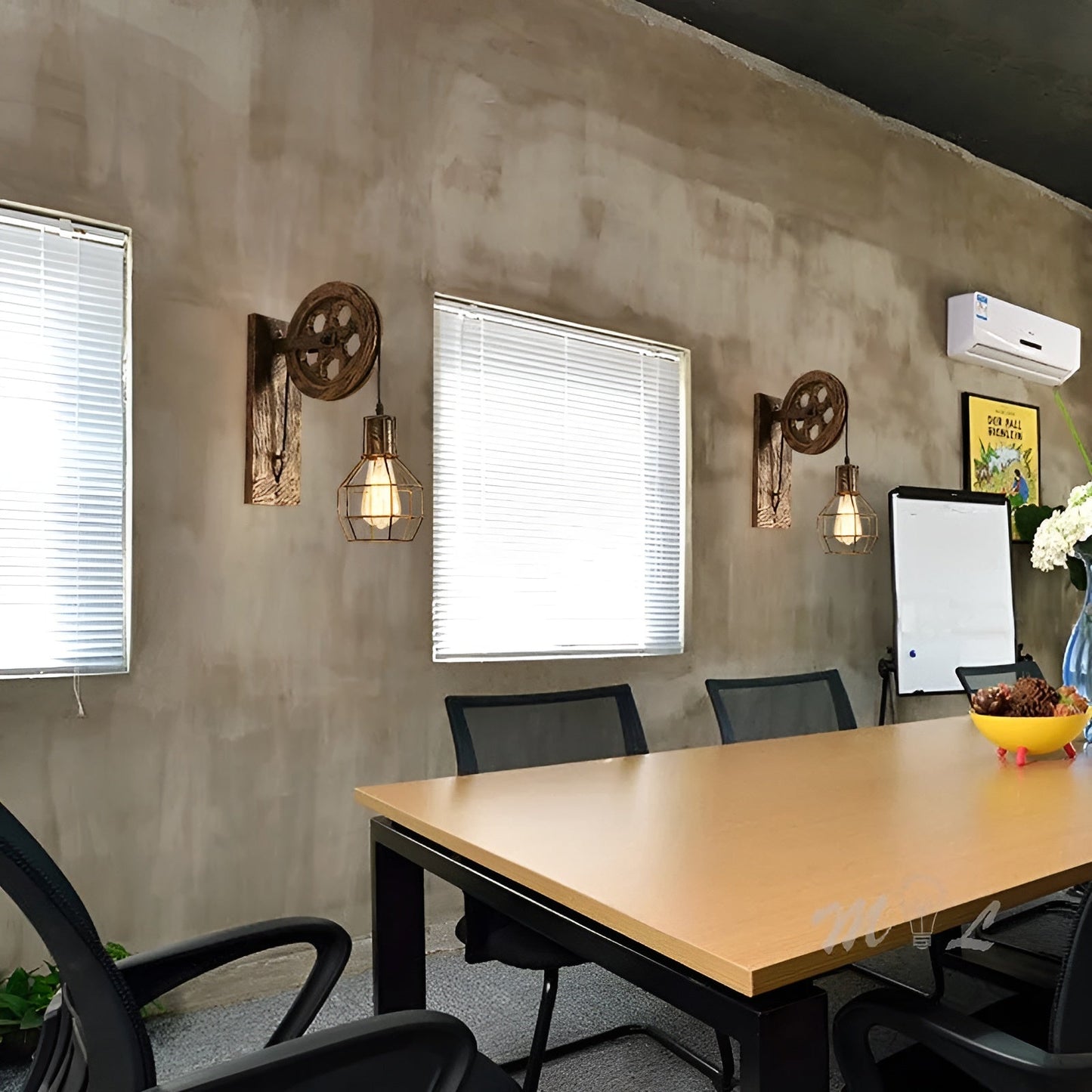 Avelena | Vintage Industrielle LED Wandleuchte - IronGlare