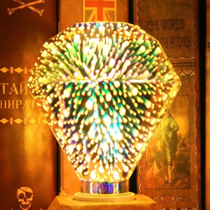 Avelena | Vintage Starburst LED Edison-Birne – E27 6W Festliche Feuerwerkslampe für Ferienzauber, Weihnachtsbaumglühen & Gemütliche Nachtdekoration