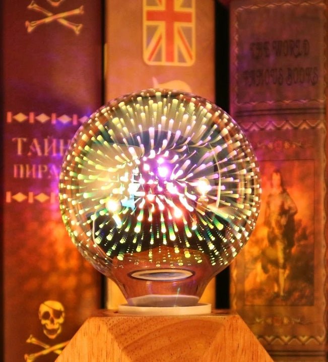 Avelena | Vintage Starburst LED Edison-Birne – E27 6W Festliche Feuerwerkslampe für Ferienzauber, Weihnachtsbaumglühen & Gemütliche Nachtdekoration