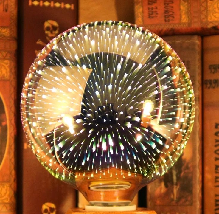 Avelena | Vintage Starburst LED Edison-Birne – E27 6W Festliche Feuerwerkslampe für Ferienzauber, Weihnachtsbaumglühen & Gemütliche Nachtdekoration