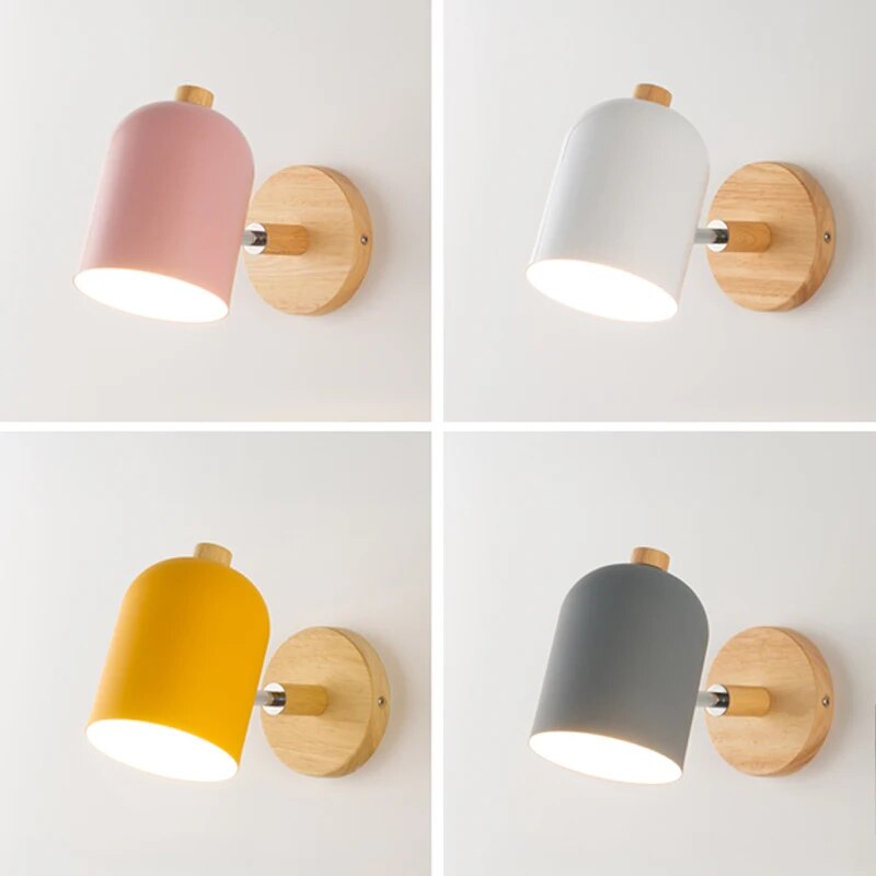 Avelena | ScandiLite | Skandinavische Holz-Wandlampe