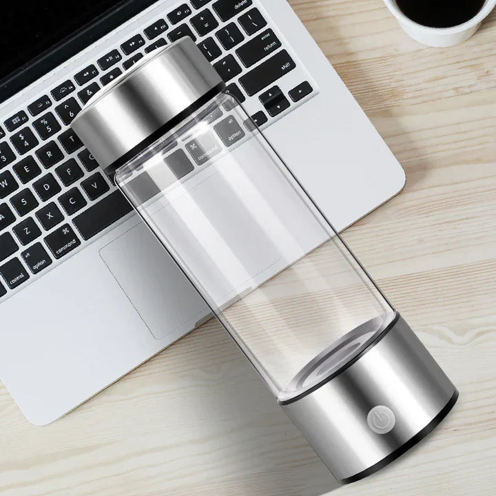 Avelena | Wiederaufladbare alkalische Wasserflasche - Mit Wasser angereichertes Wasserstoff