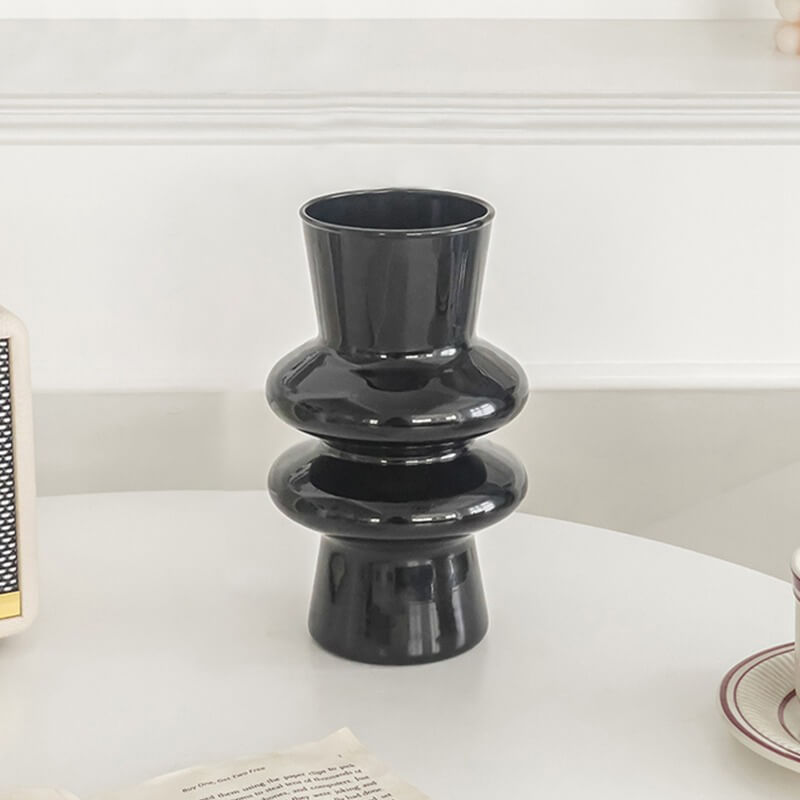 Avelena | Wellenförmige Glasblumenvase