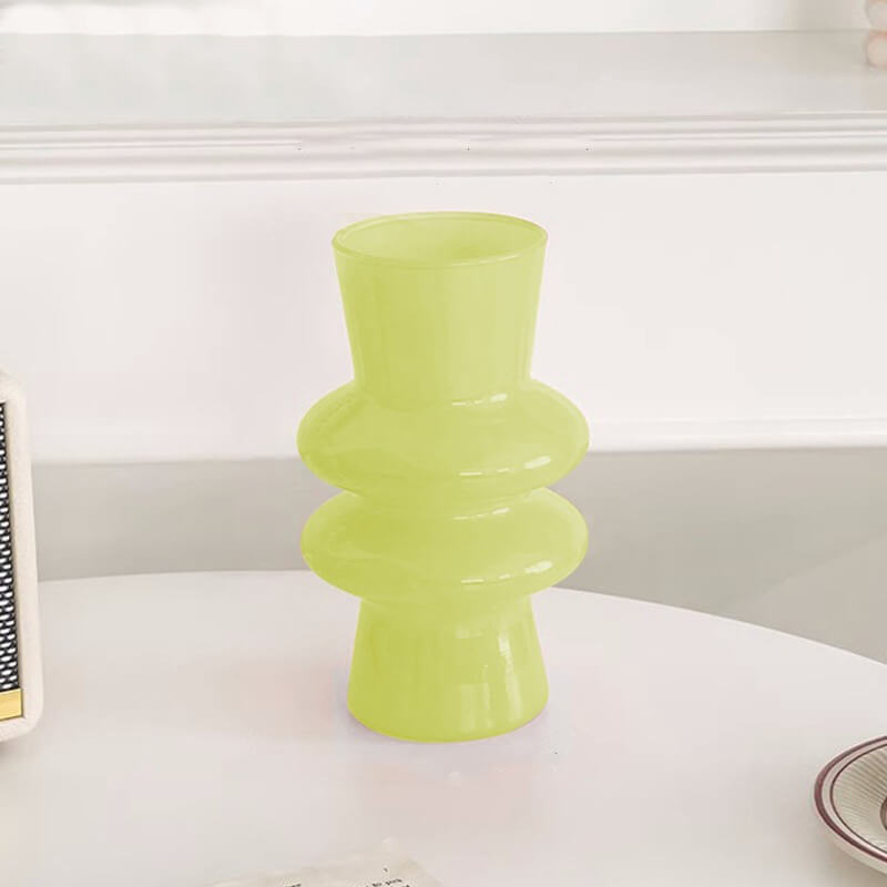 Avelena | Wellenförmige Glasblumenvase