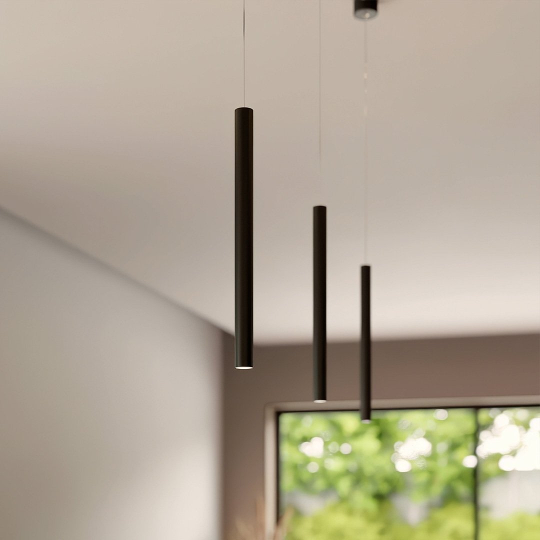 Avelena | RayAura Minimalistische LED Pendelleuchte | Modernes Design | Elegante Deckenlampe für Wohnzimmer & Büro