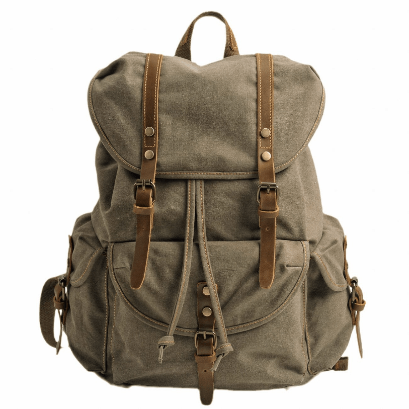 Avelena | WessPack – Militärische Canvas-Rucksack Robuster & Zuverlässiger Rucksack