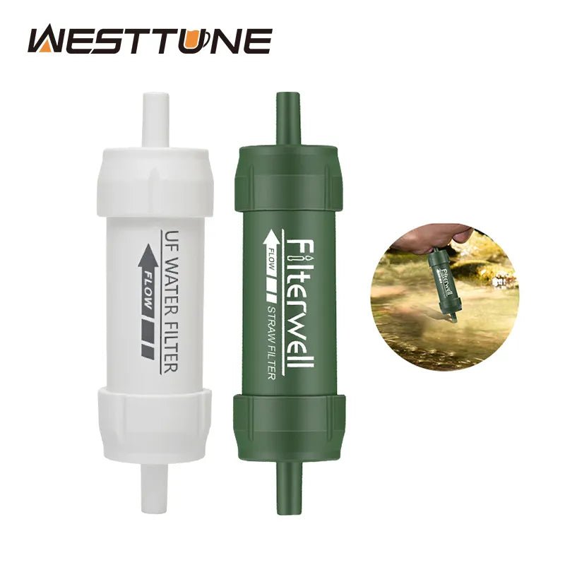 Avelena | Westtune – Tragbarer Mini-Wasserfilter-Strohhalm für sauberes Trinken im Freien