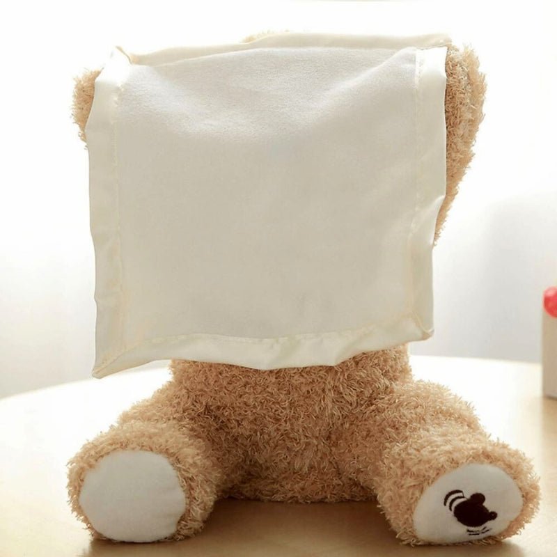Avelena | WhisperBear – Interaktiver Kuschelbär mit Peek-a-Boo-Spiel & sanfter Stimme