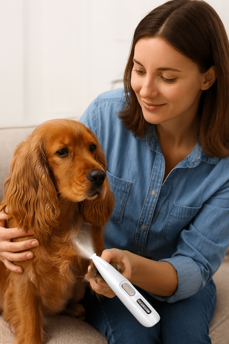 Avelena | WHISPERCLIP – Ultraleiser Haustiertrimmer für empfindliche Pflege