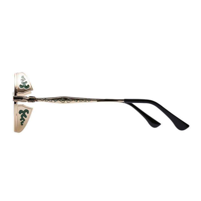 Avelena | Steampunk Vintage Runde Sonnenbrille Limitierte Auflage