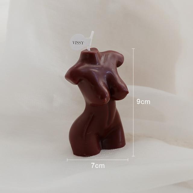 Avelena | Weibliche Form Kerzen (5 Farben)