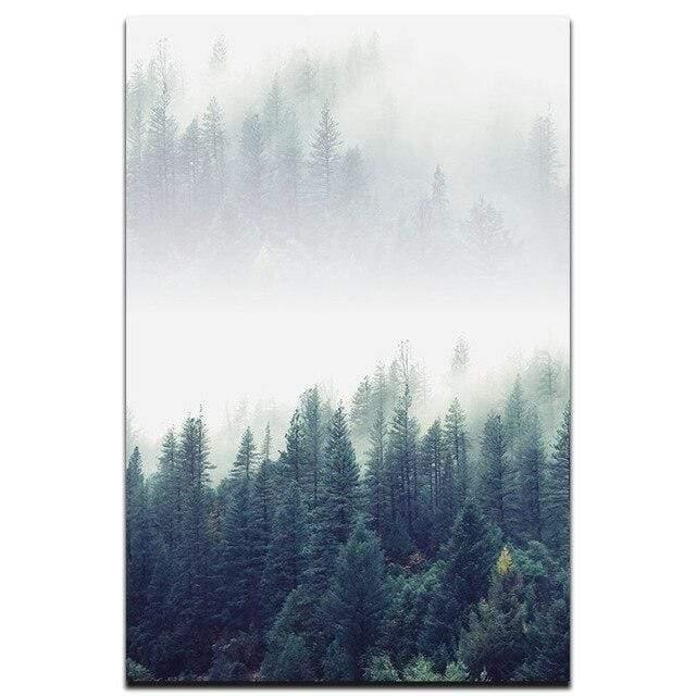 Avelena | 3-teilige Nordic Forest Landscape Wandkunst