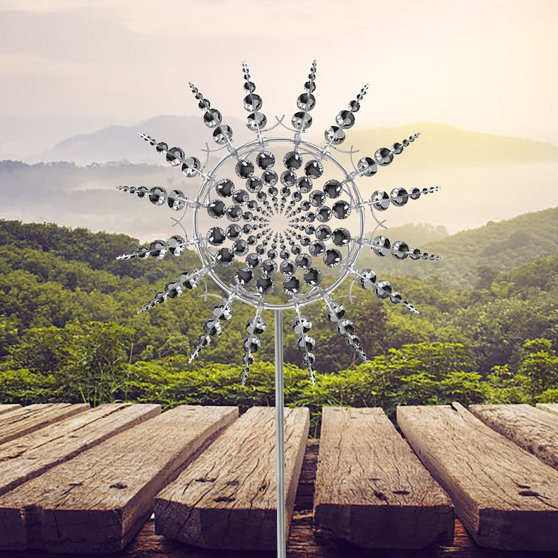 Avelena | Anti-Rost kinetische Metall Windspiel Windmühle für Außen Gartendekoration & Landschaftsgestaltung