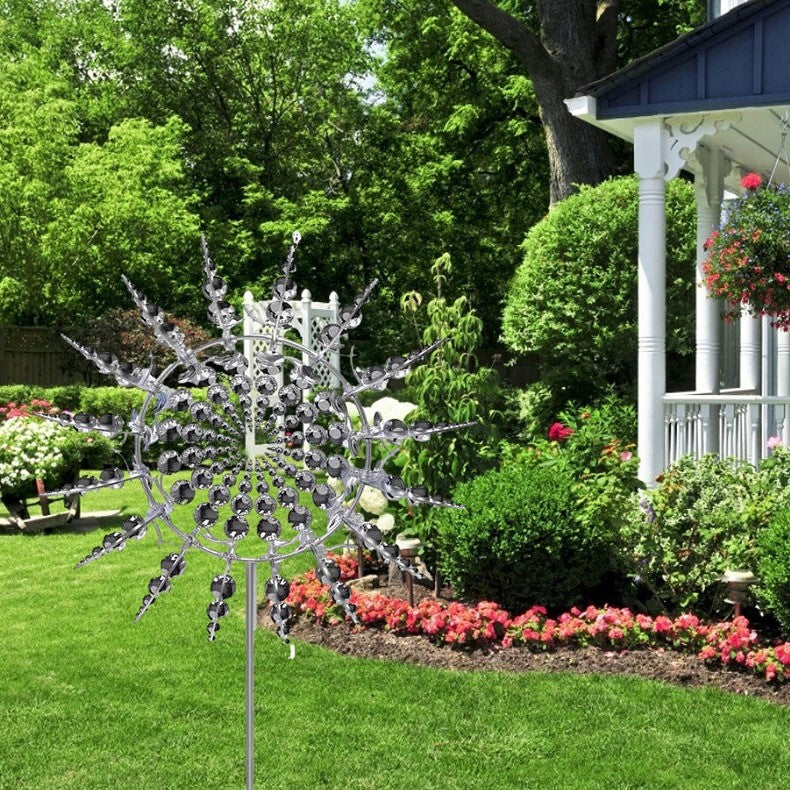 Avelena | Anti-Rost kinetische Metall Windspiel Windmühle für Außen Gartendekoration & Landschaftsgestaltung