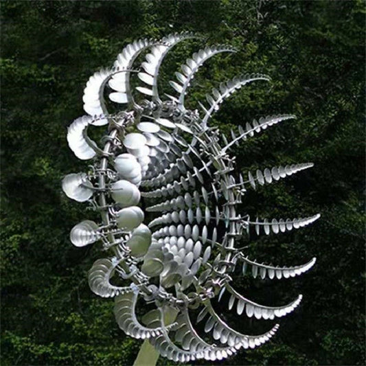 Avelena | Anti-Rost kinetische Metall Windspiel Windmühle für Außen Gartendekoration & Landschaftsgestaltung