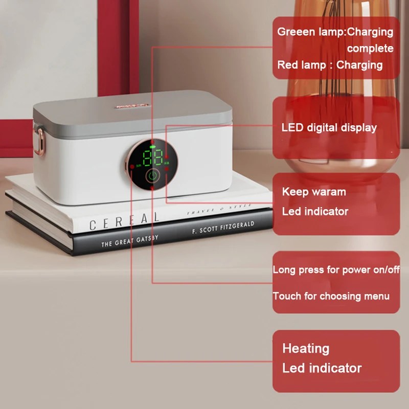 Avelena | Wireless Electric Lunchbox – HeatBox