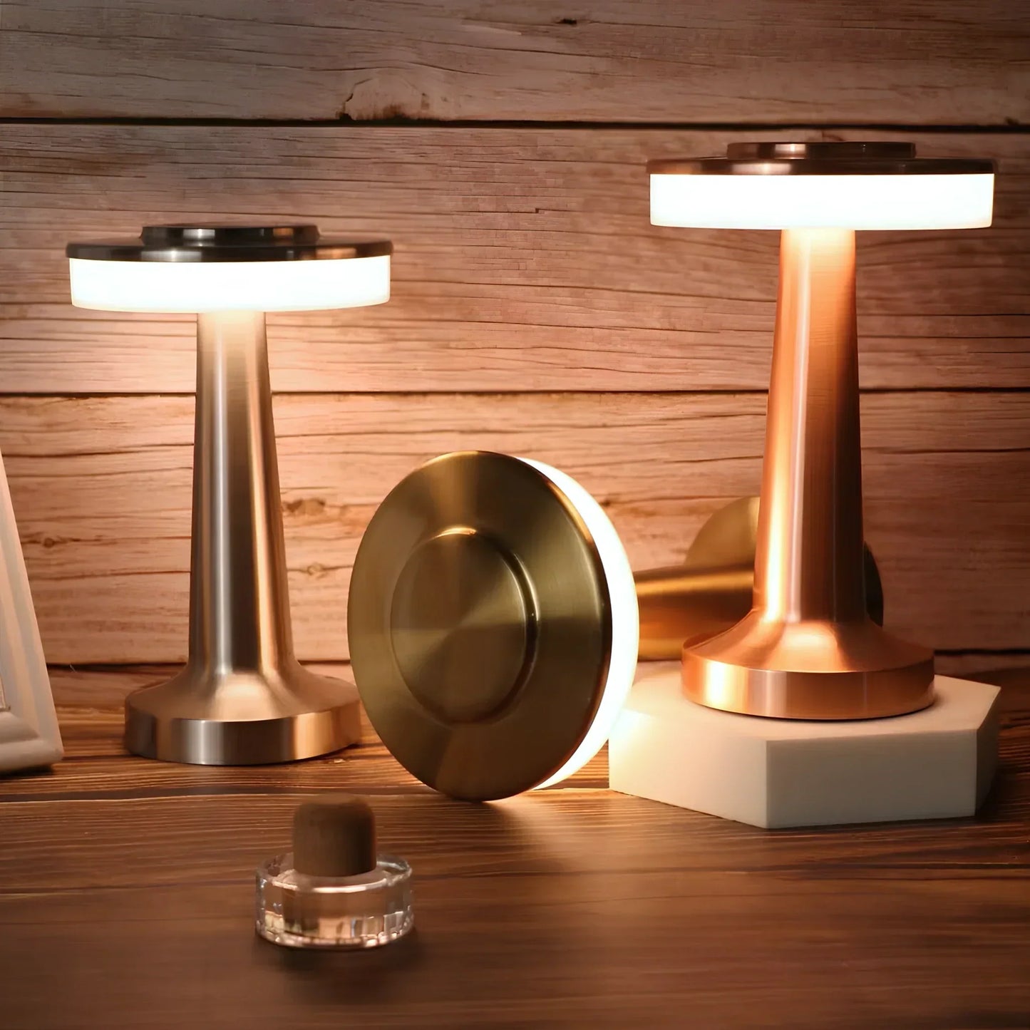 Avelena | Wireless Retro Tischlampe - LumiBar