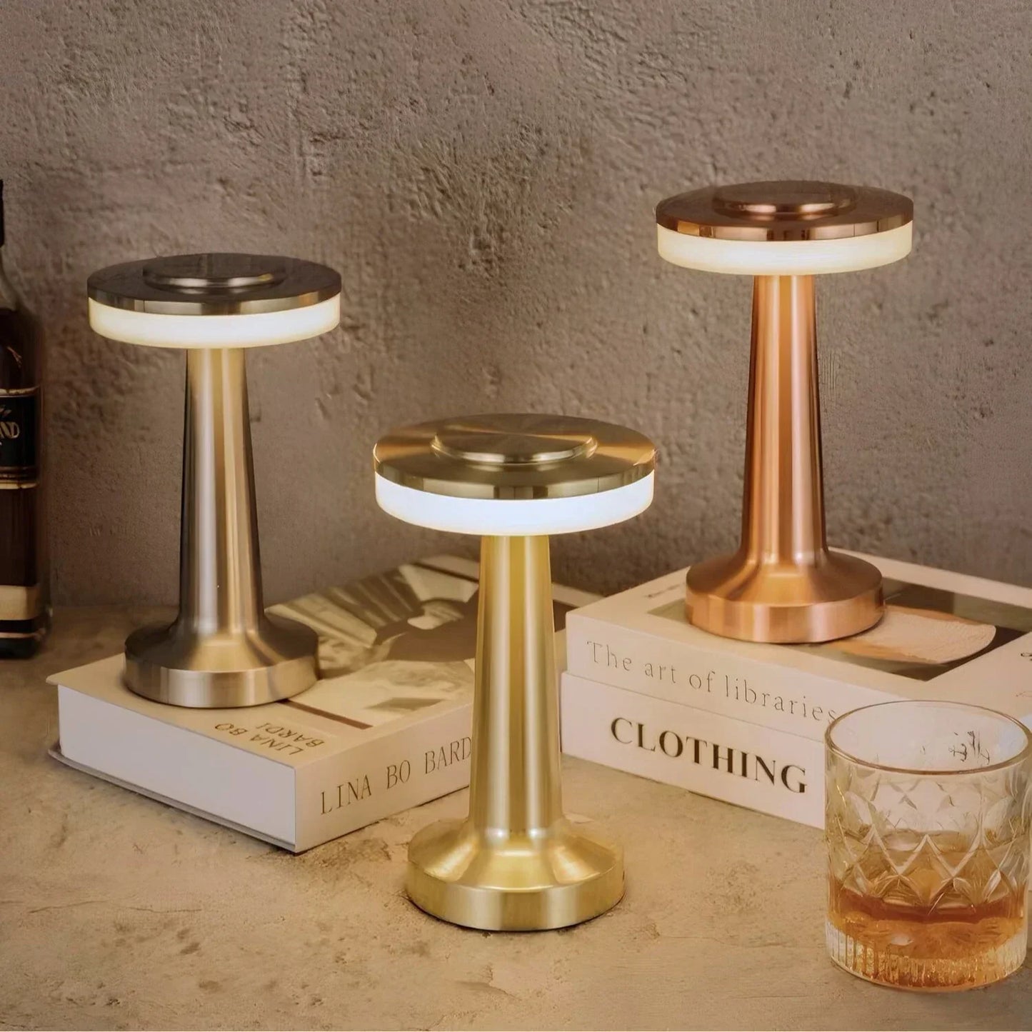 Avelena | Wireless Retro Tischlampe - LumiBar