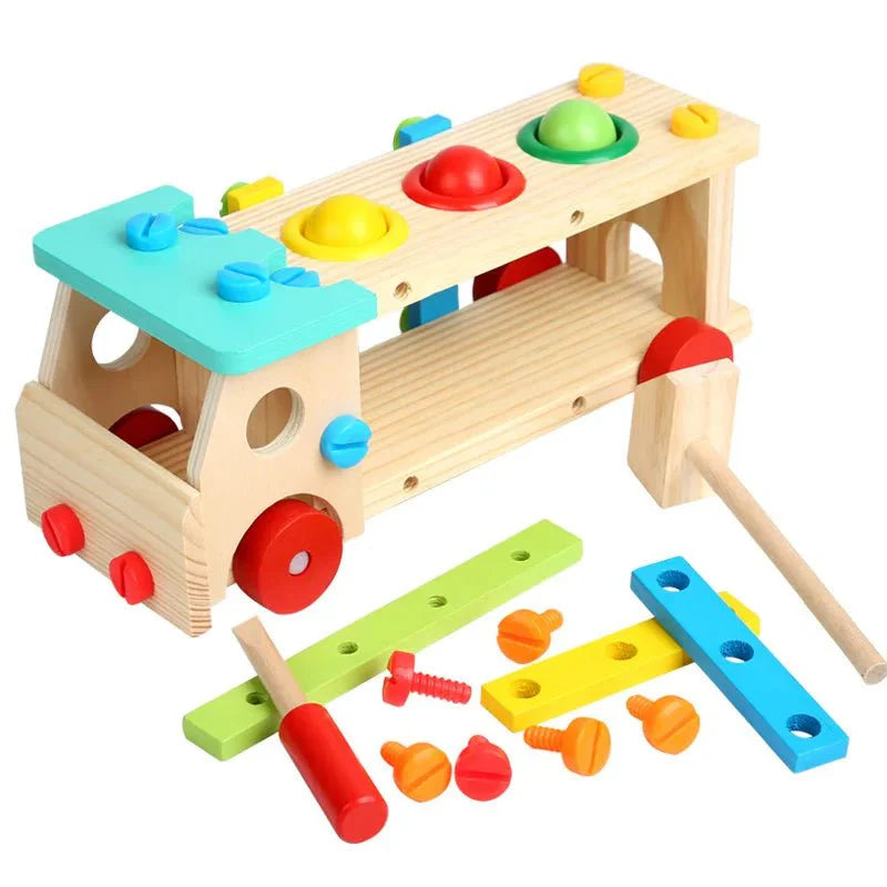 Avelena | WoodTools – Montessori-Holzwerkzeugkasten zur Förderung von Kreativität und motorischen Fähigkeiten
