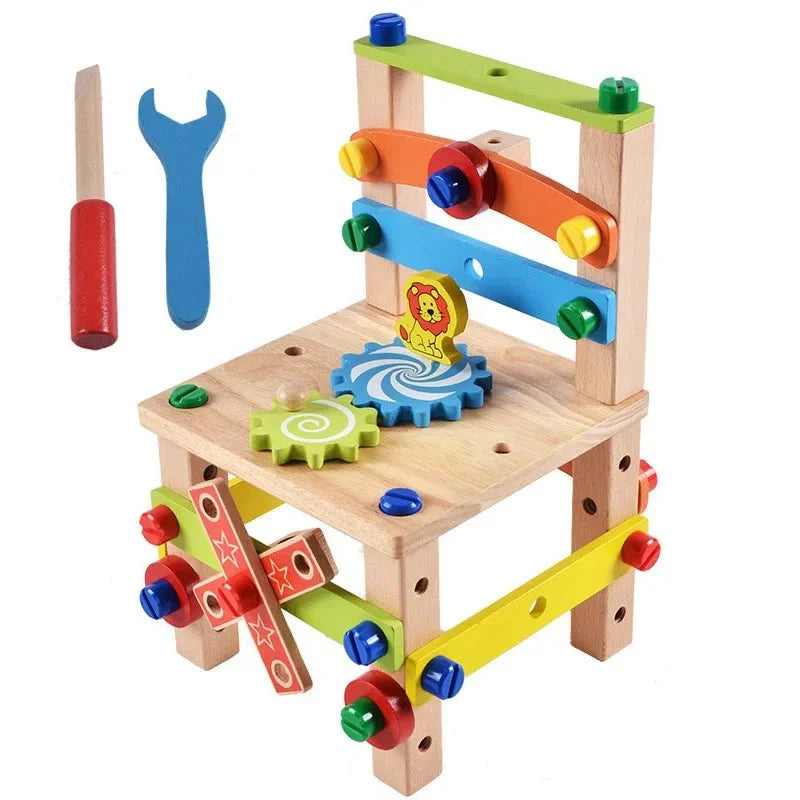 Avelena | WoodTools – Montessori-Holzwerkzeugkasten zur Förderung von Kreativität und motorischen Fähigkeiten