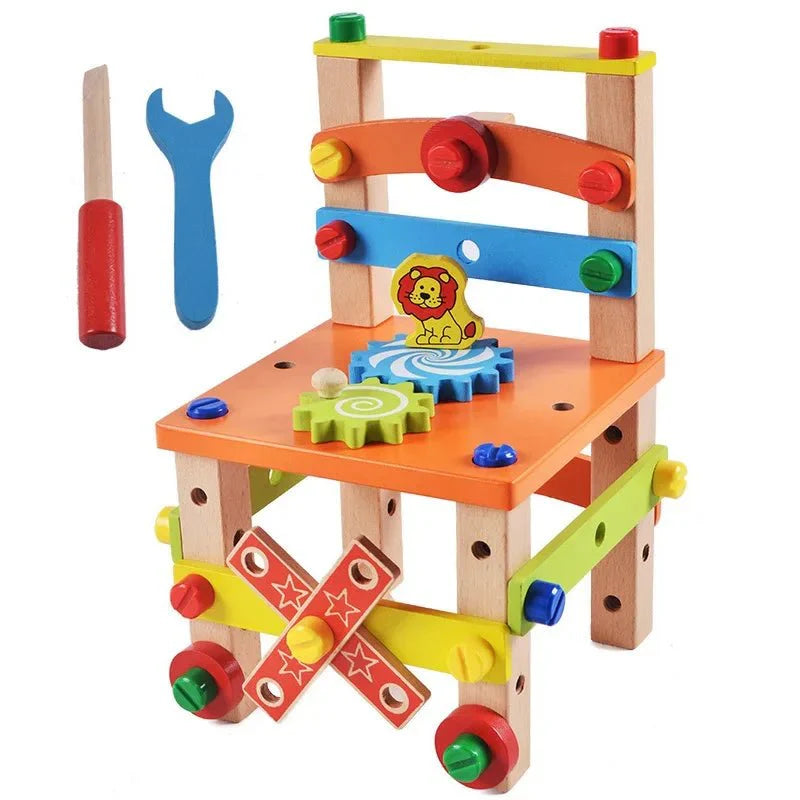 Avelena | WoodTools – Montessori-Holzwerkzeugkasten zur Förderung von Kreativität und motorischen Fähigkeiten