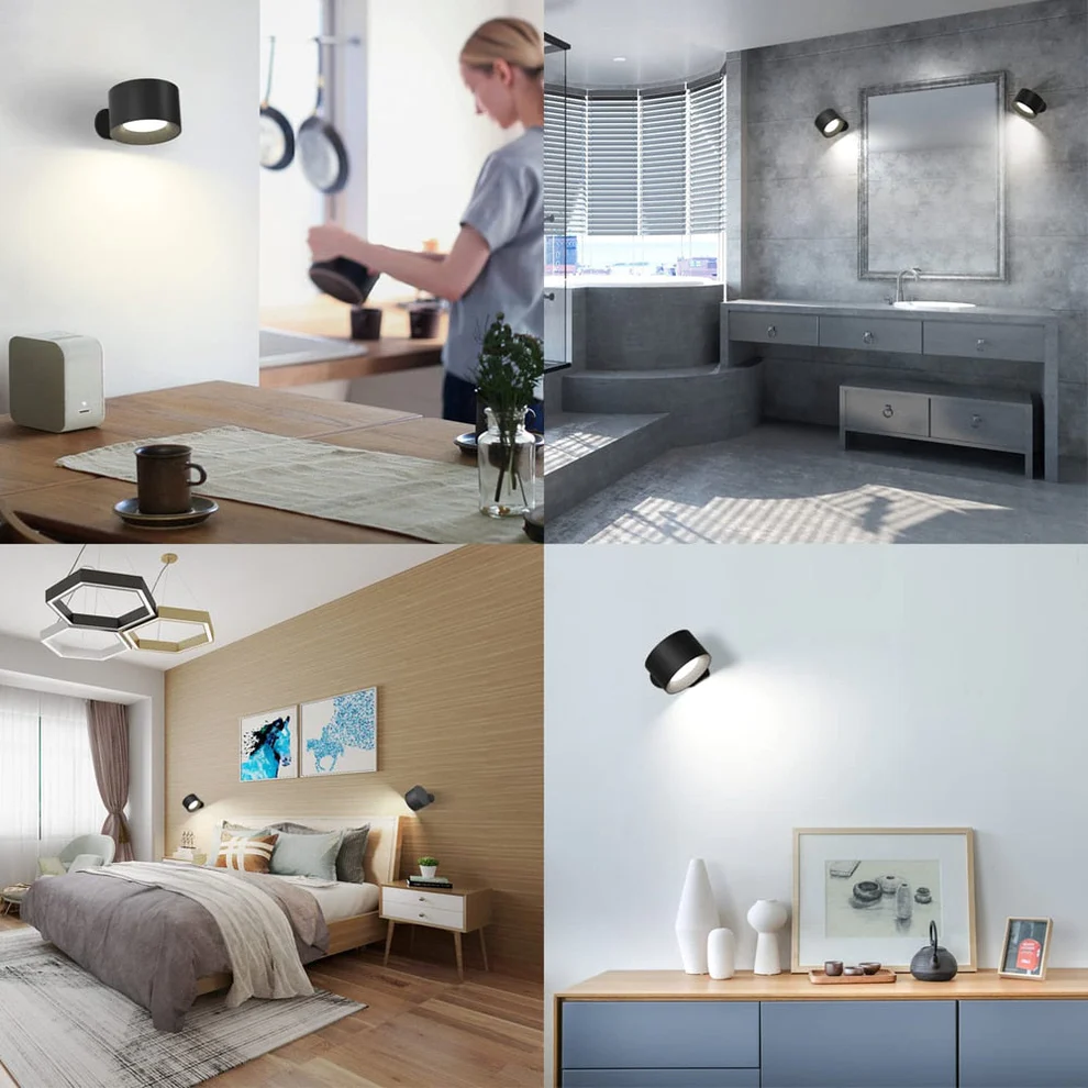 Avelena | Vista - Die 360° wiederaufladbare LED-Wandleuchte