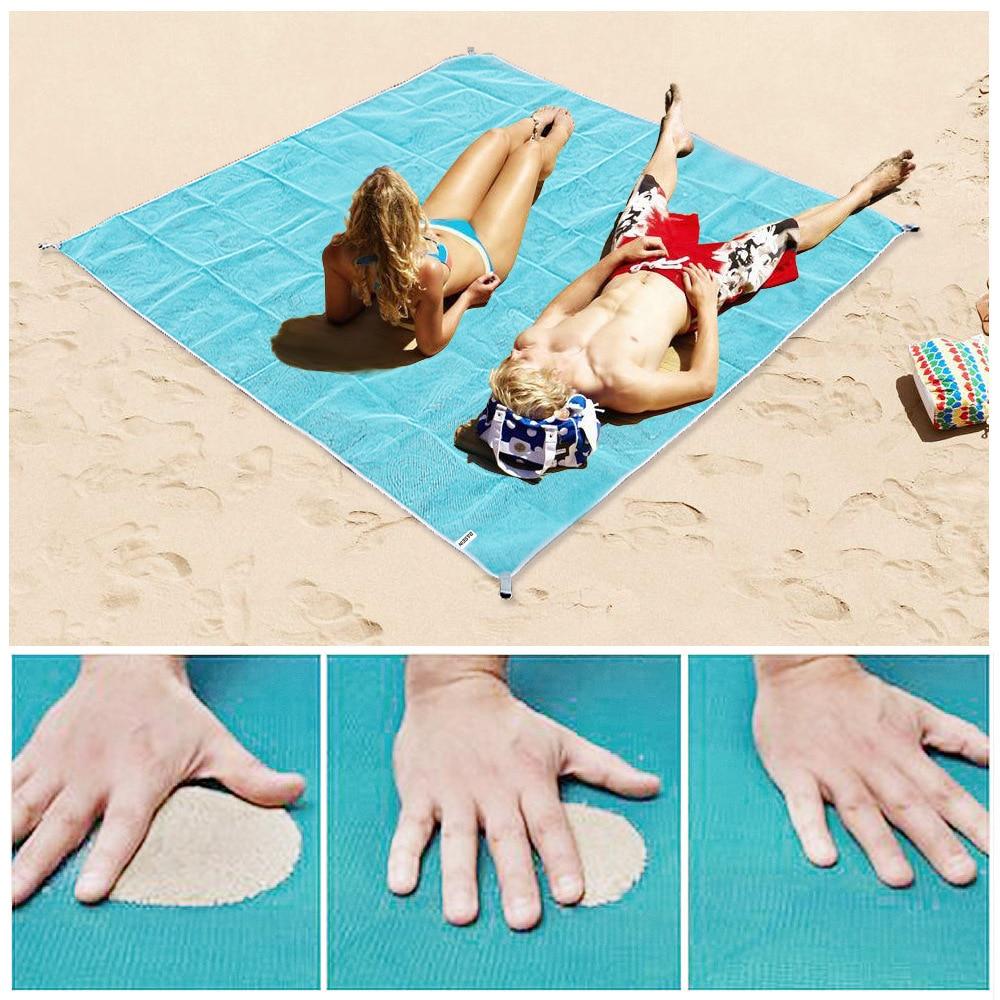 Avelena | XXL Sandfreies Strandtuch | Zandsheet | 200x200